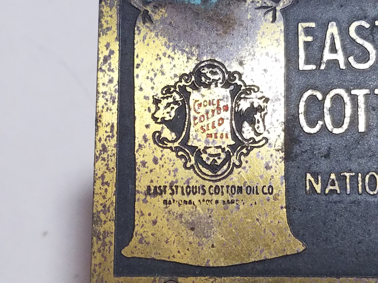 East St. Louis Cotton Oil Co. Calendar Holder, National Stock Yards