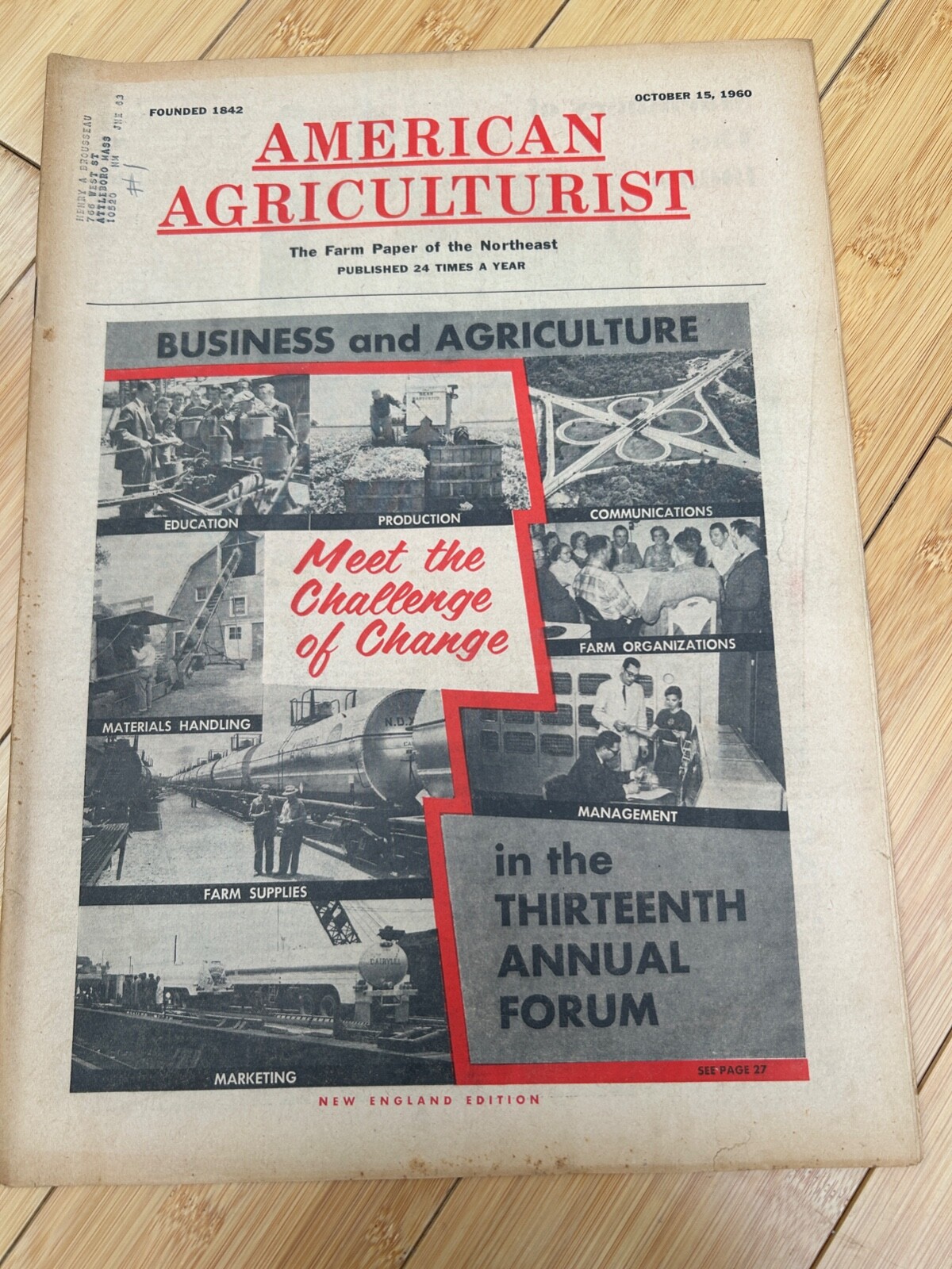OCT 15 1960 AMERICAN AGRICULTURIST MAGAZINE THE FARM PAPER CHEVY TRUCKS