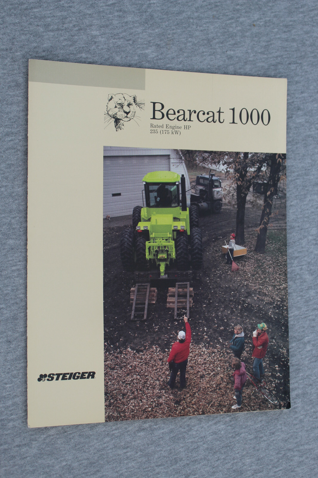 Steiger Bearcat 1000 4WD tractor original sales brochure #402/186/25000