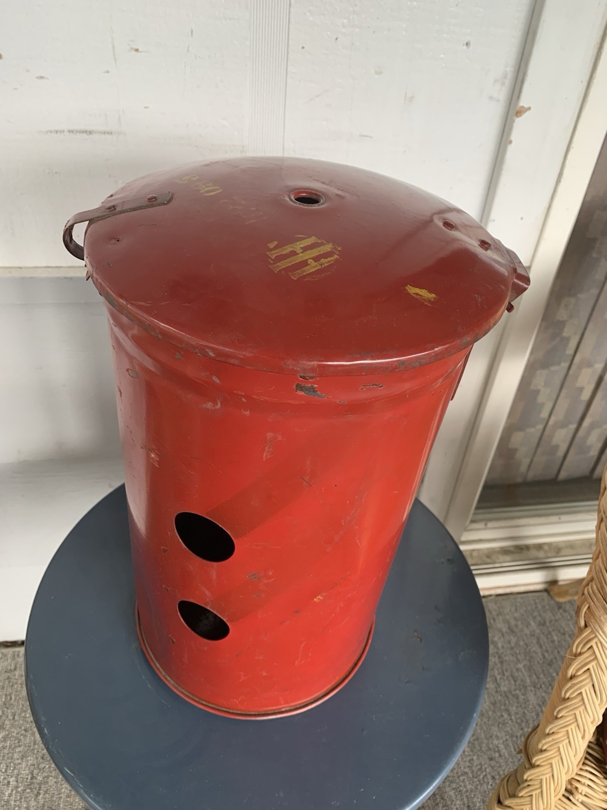N.O.S. IHC Binder Twine Can Grain Feeder Canister Box International Harvester