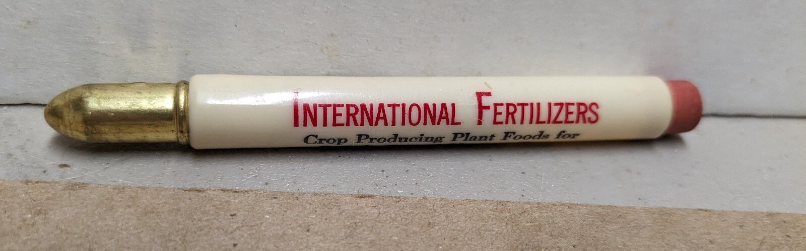 Vintage International Fertilizers Chicago Hts IL Mason City IA Bullet Pencil