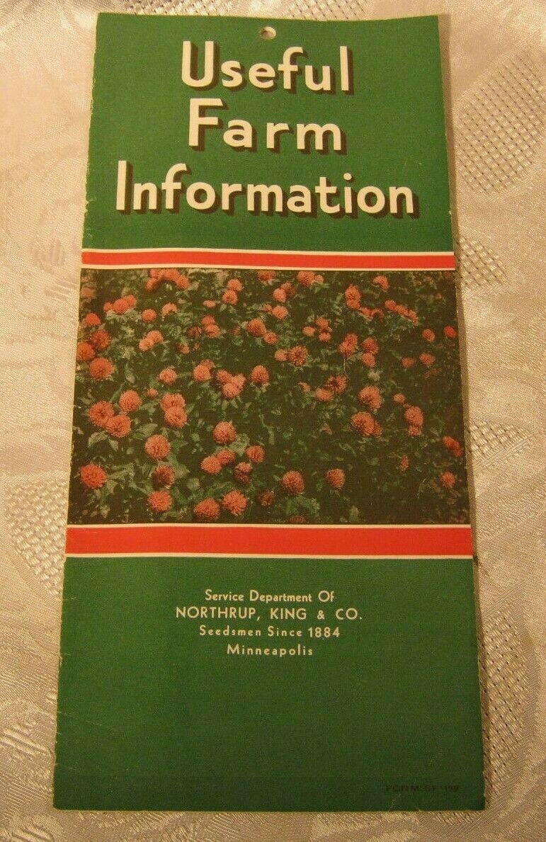 Northrup King & Co Seeds farming catalog Pamphlet vintage agriculture Farm