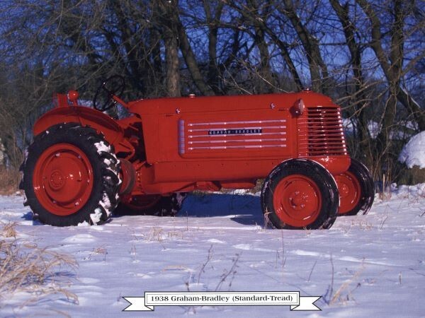 1938 Graham Bradley Tractor NEW METAL SIGN: 9×12&Prime; Free Shipping