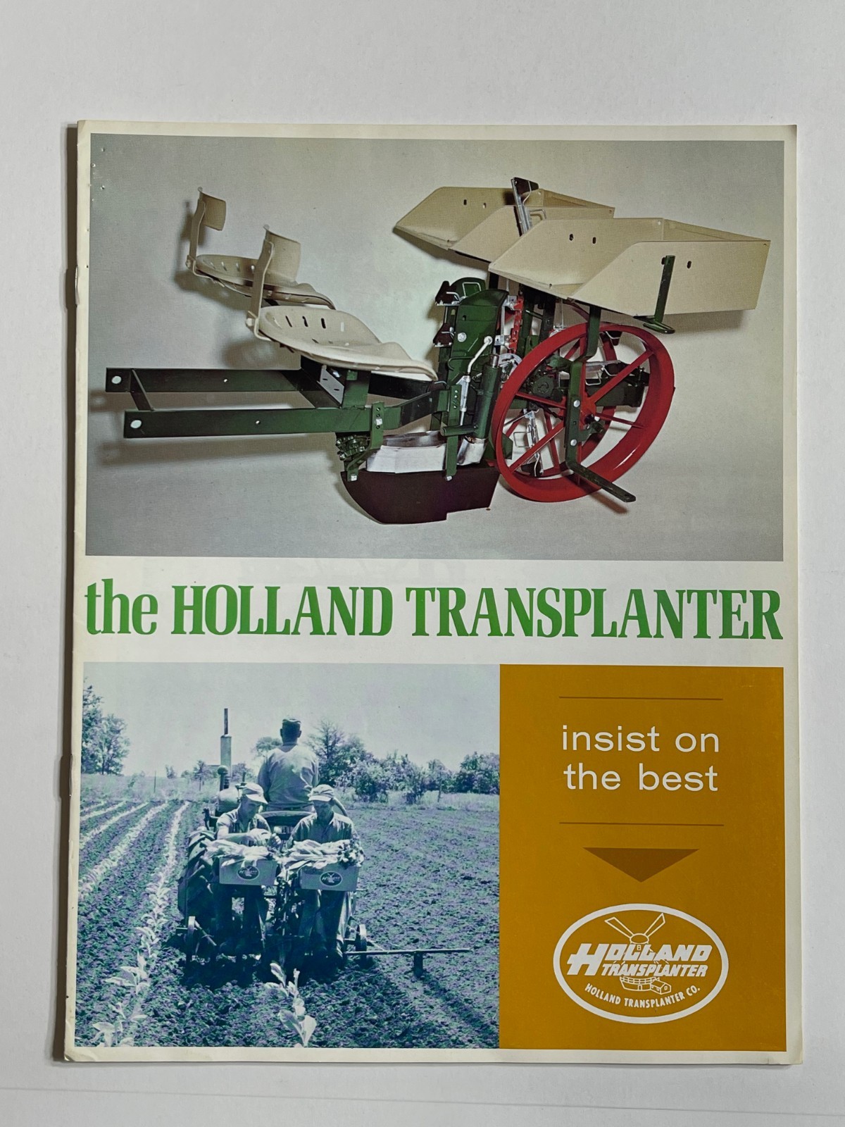 Vintage Holland Transplanters – Sales Brochure *Showroom Booklet*