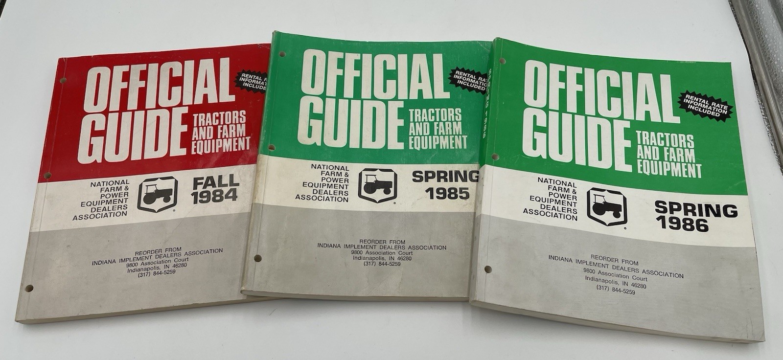 National Farm Dealers Official PriceGuide Tractors Farm Equipment Manuals
