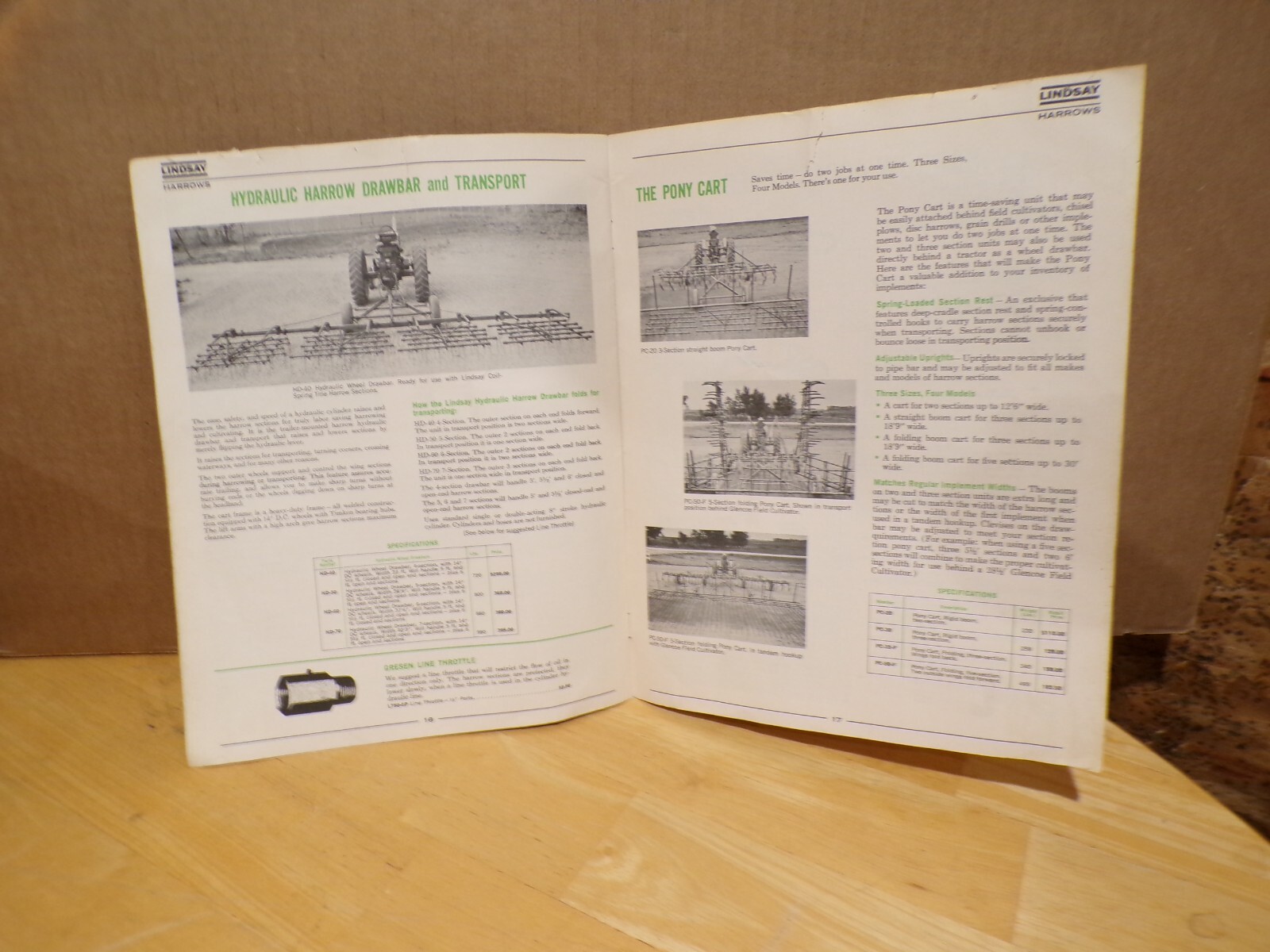 1967 Lindsay Harrows Dealer Catalog Lindsay Bros Minneapolis MN Farm Equipment