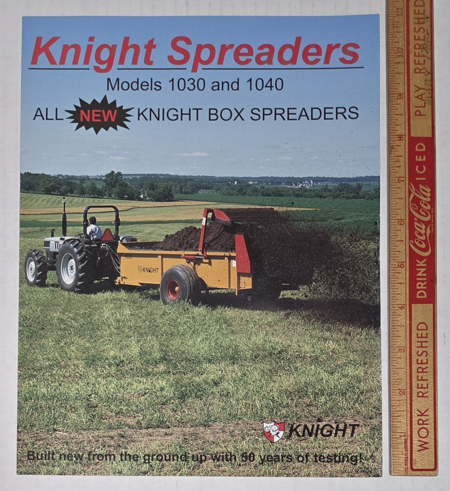 Knight Spreaders Models 1030 And 1040 Vintage Box Spreaders Agriculture Brochure