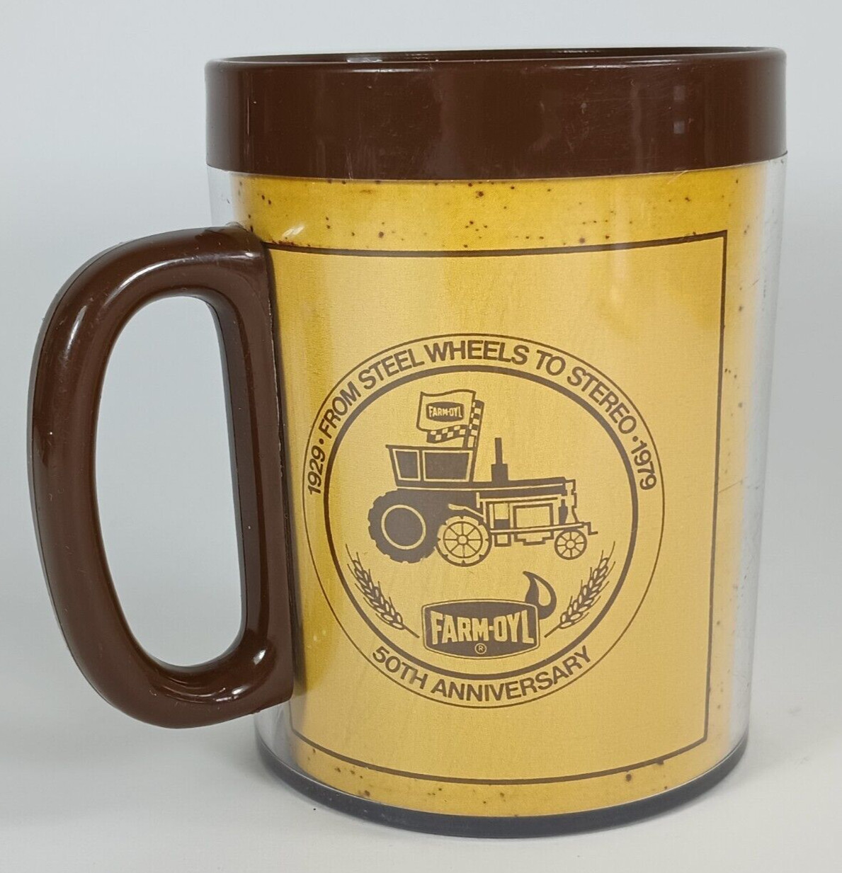 Vintage 1976 FARM OYL 50th Anniversary From Steel Wheels To Stereo 1929-1979.