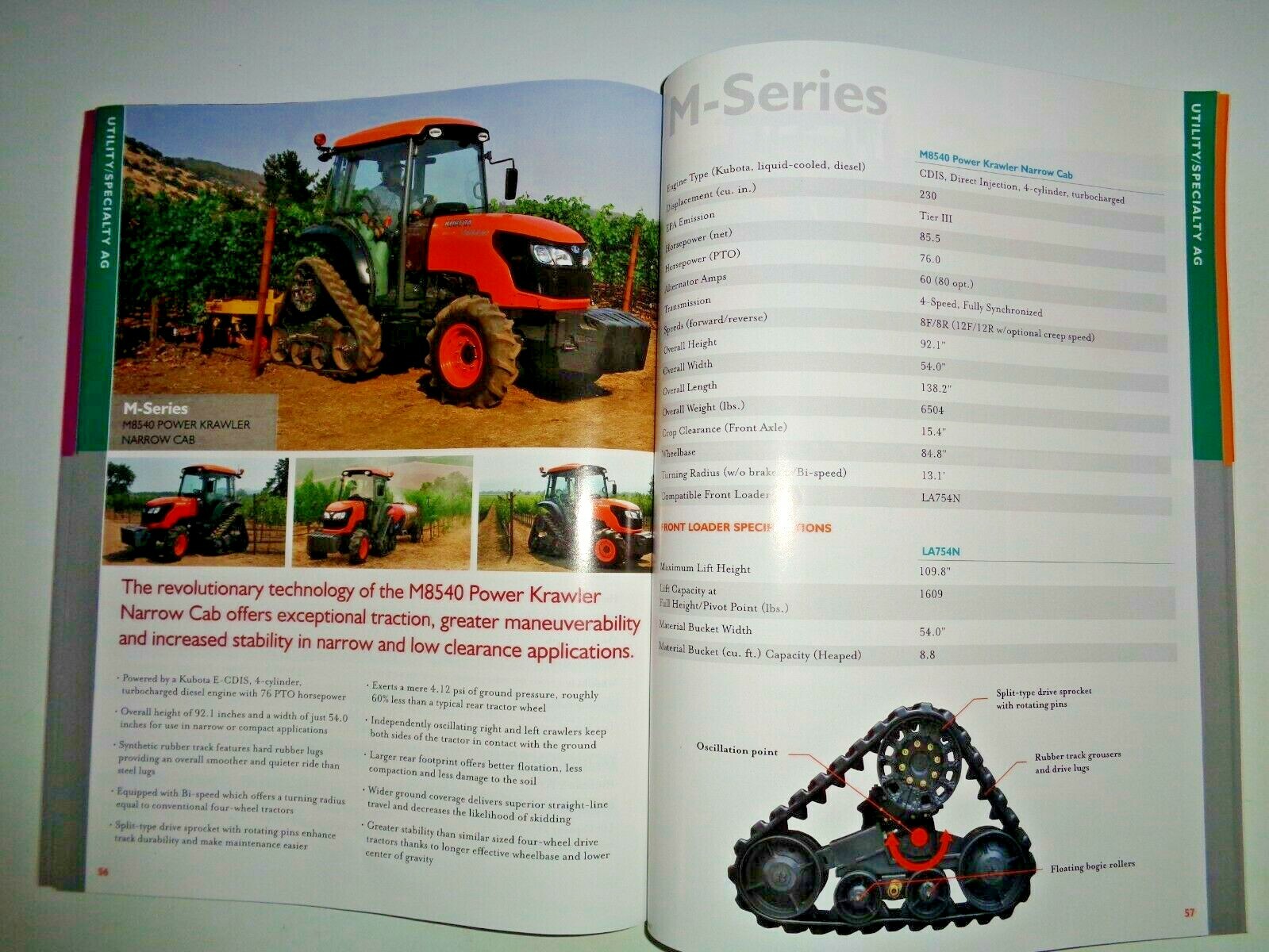 Kubota 2011 Full Line Sales Brochure Manual Tractor Excavator UTV Lawn Tractor