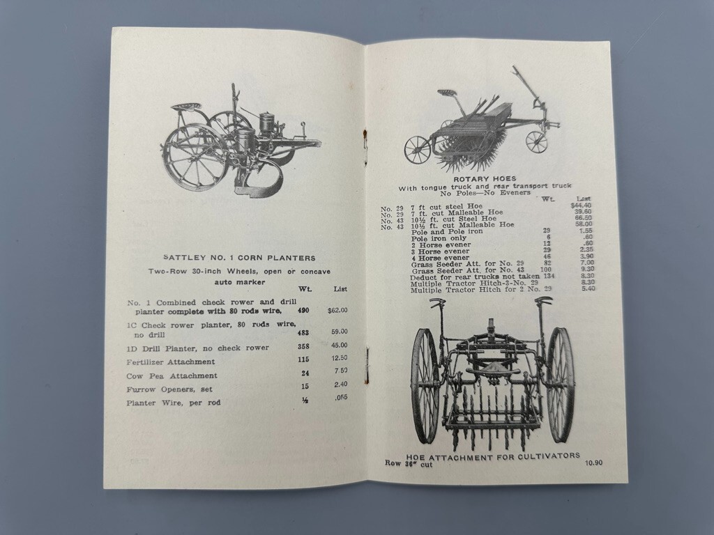1933 HUMMER PLOW WORKS Price List Catalog FARM Advertising SPRINGFIELD Illinois