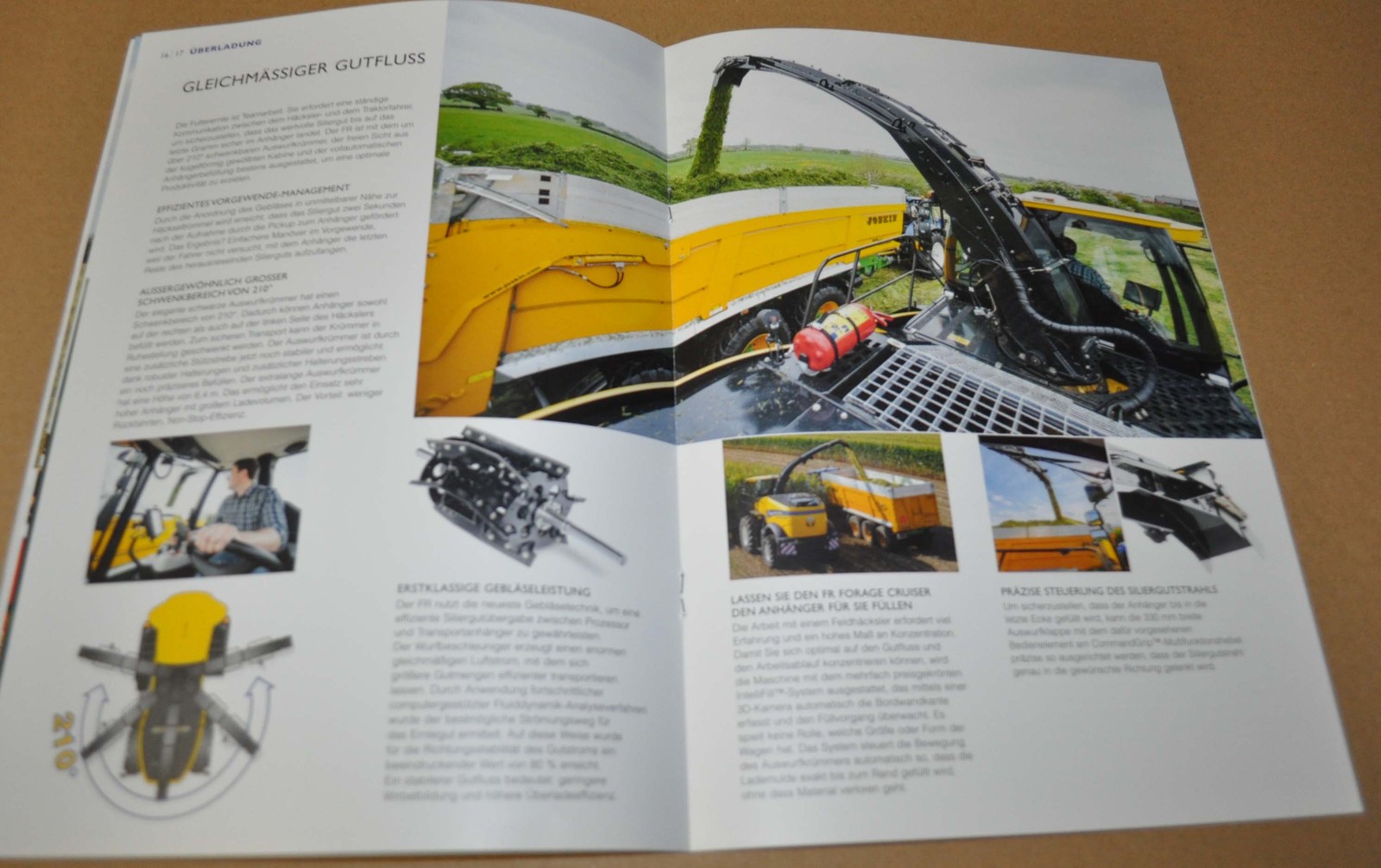 2015 New Holland FR Forage Cruiser Harvester Brochure Prospekt DE