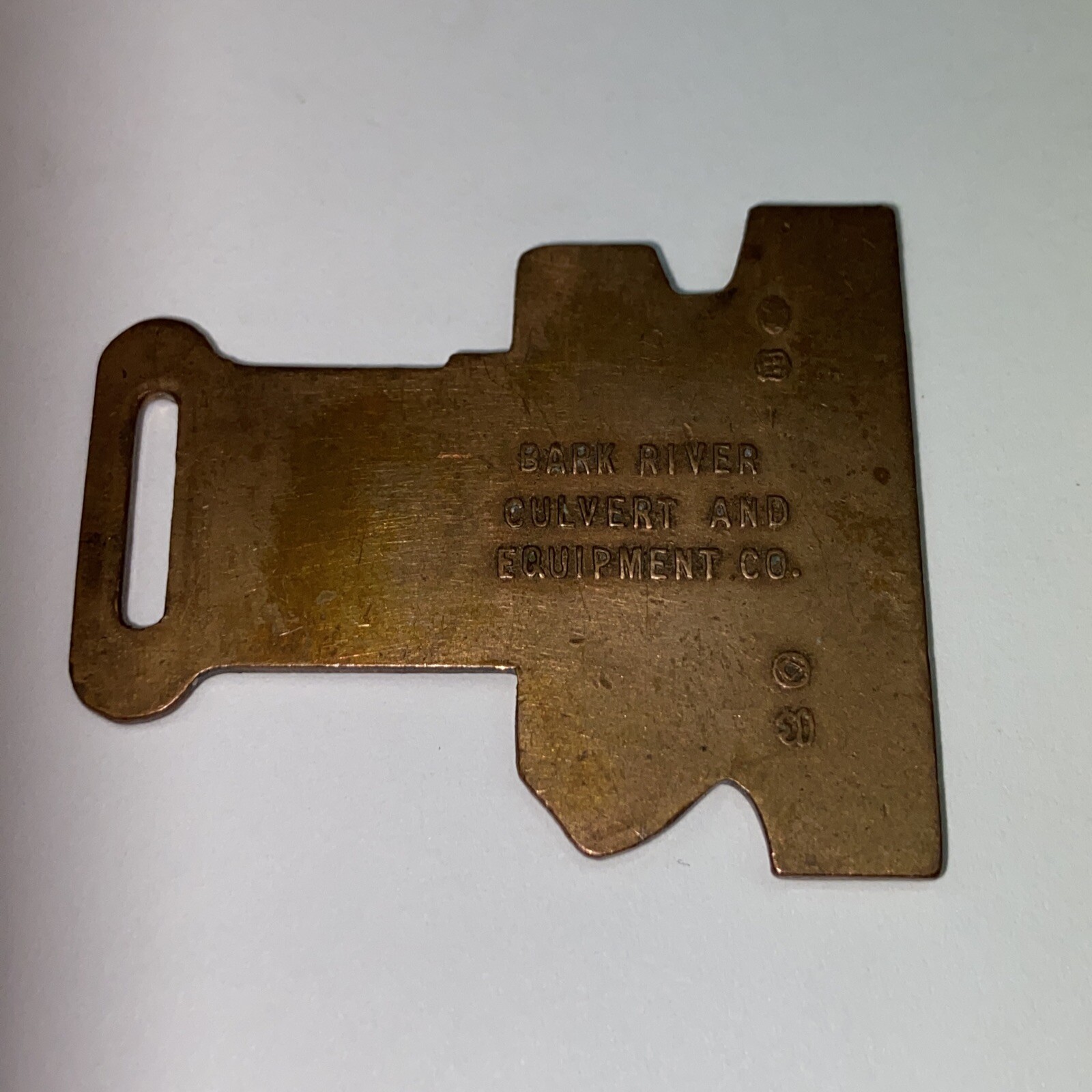 Watch Fob Frank Hough Payloader Bark River Heavy Equipment Dealer Eau Claire WI