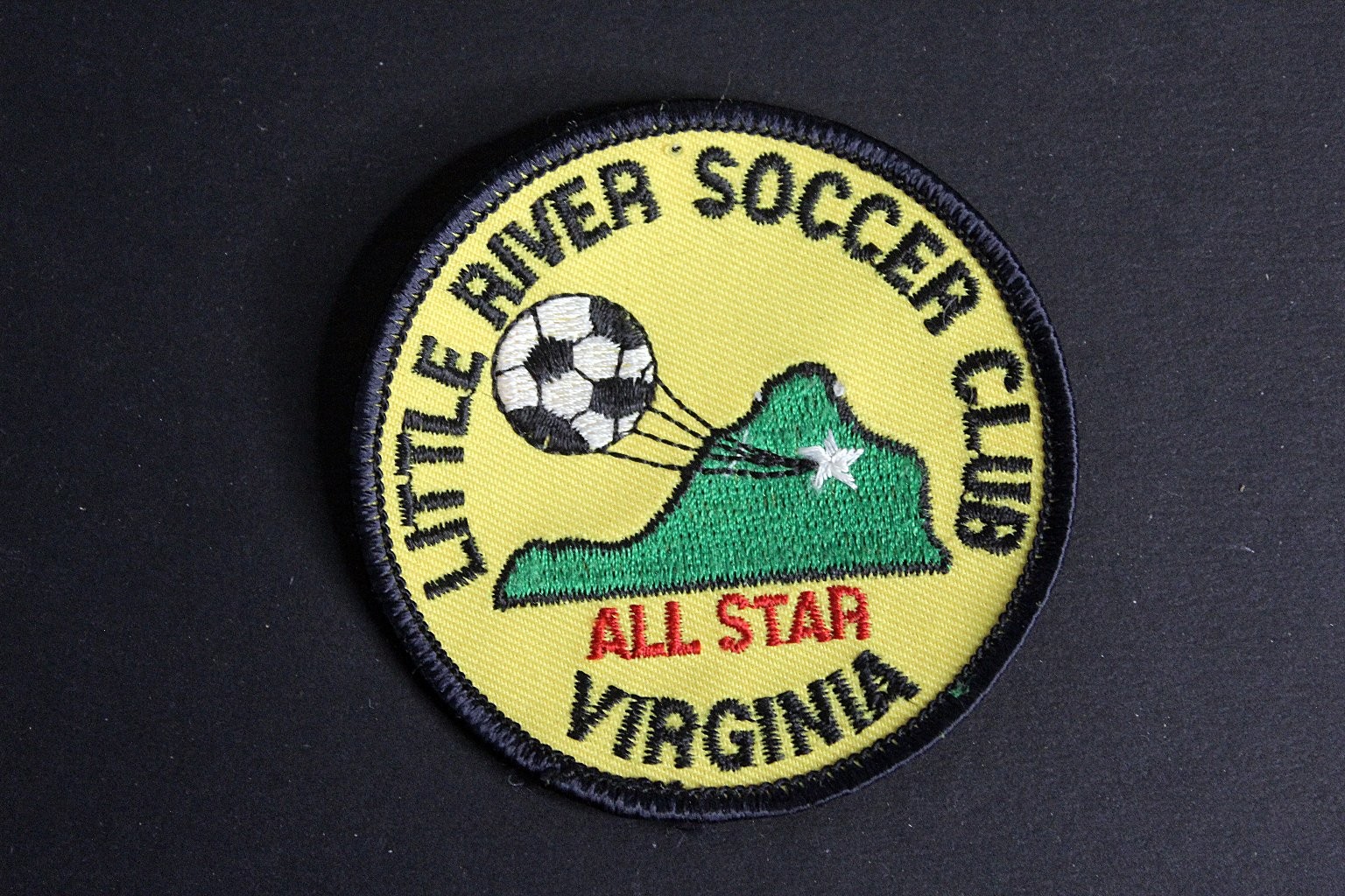 Little River Soccer Club All Star Virginia Embroidered Patch 3.5 Inch