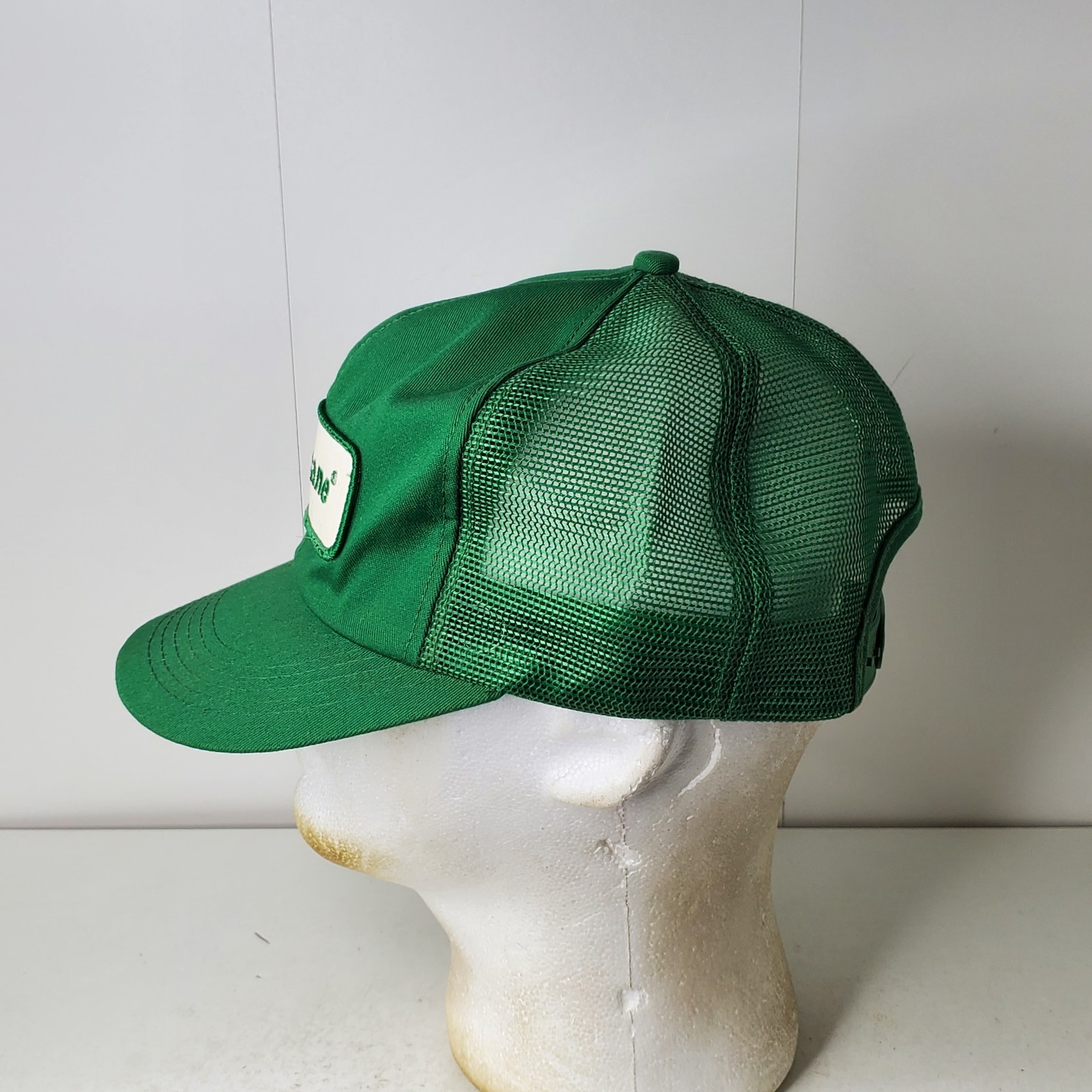 Vintage Eradicane Herbicide Patch Green Trucker Hat K-K Products Agriculture Ad