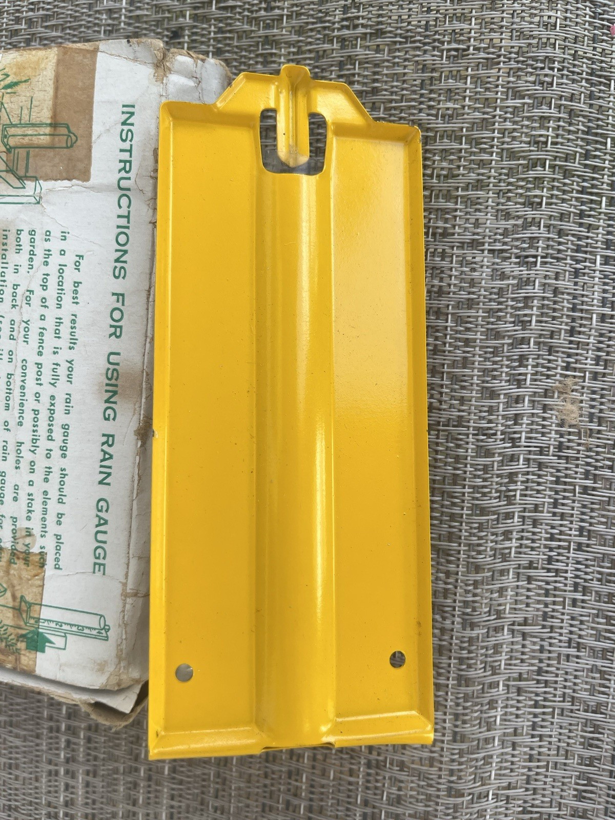 Vintage NOS New Holland Machine Co. Advertising Rain Gauge-Original Box