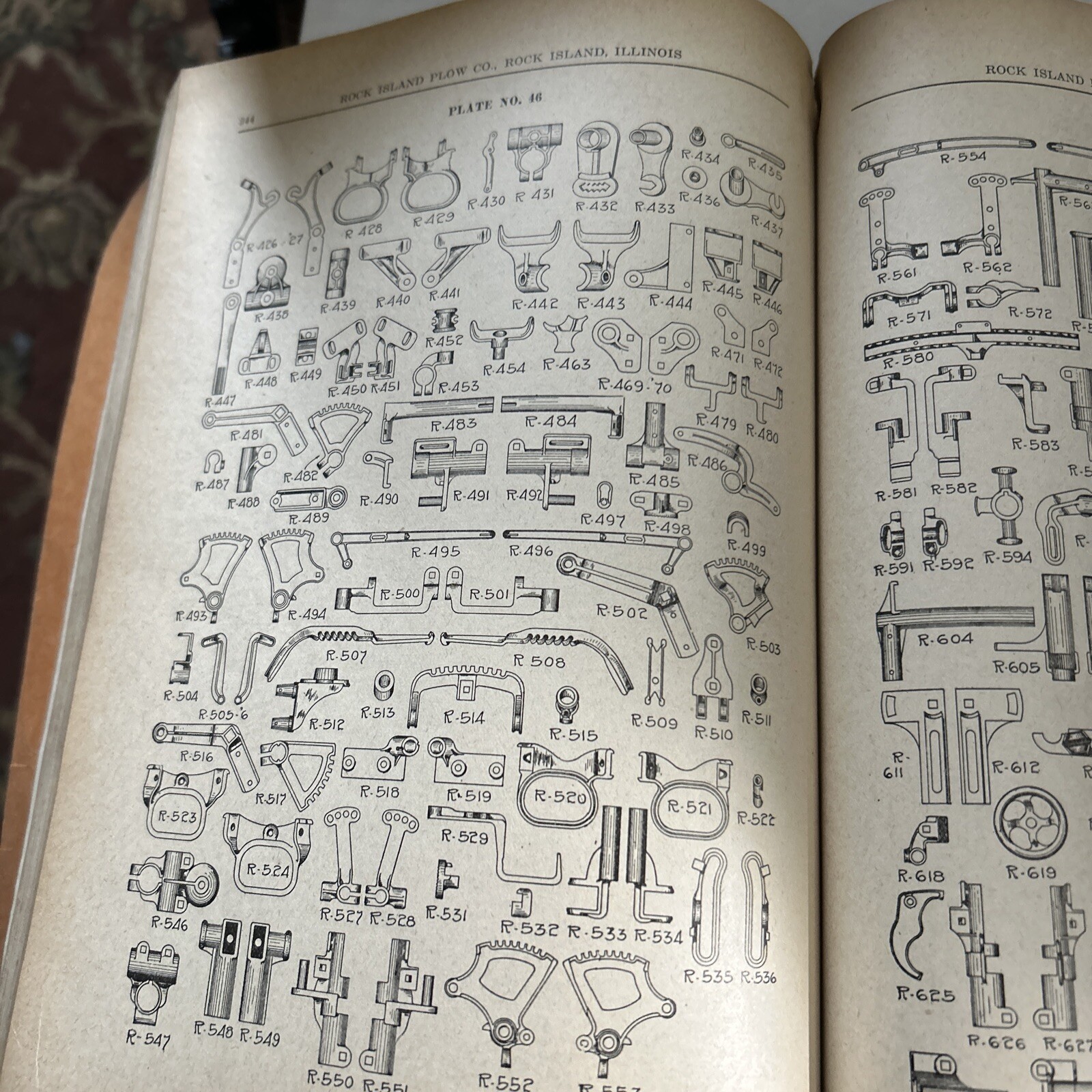 Vintage 1920 Rock Island Plow Repair Catalog No. 60 June 1920