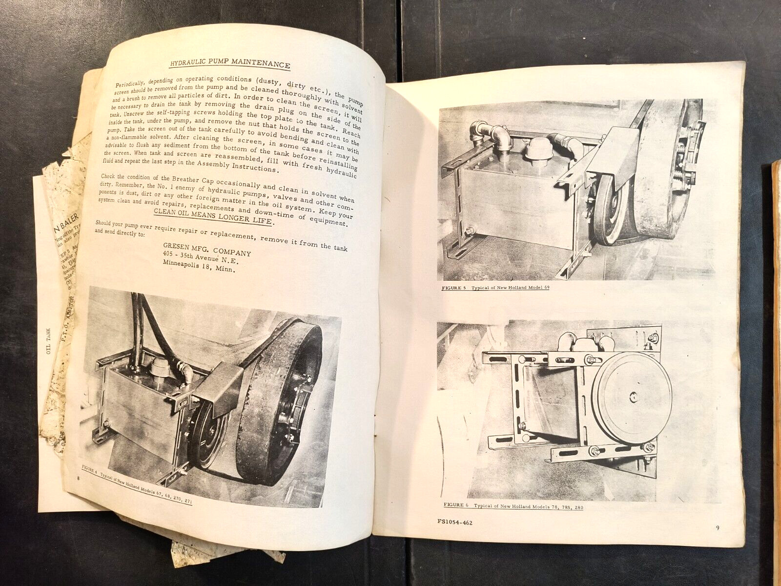 Vintage Farmland Equipment Operators Manual Parts Sales Brochure Lot Of 2