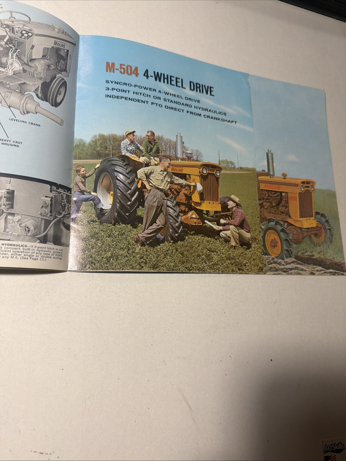 VINTAGE MINNEAPOLIS-MOLINE M5 SERIES TRACTORS 16 PAGES Sales Brochure