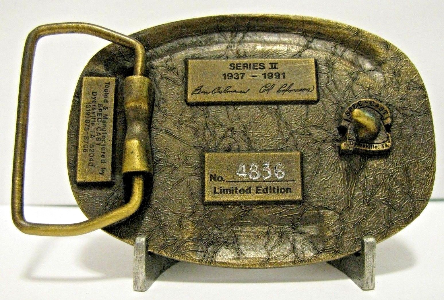 1991 Tractor Implement Supply Company 54 Years Belt Buckle Lt Ed 4836 Series II