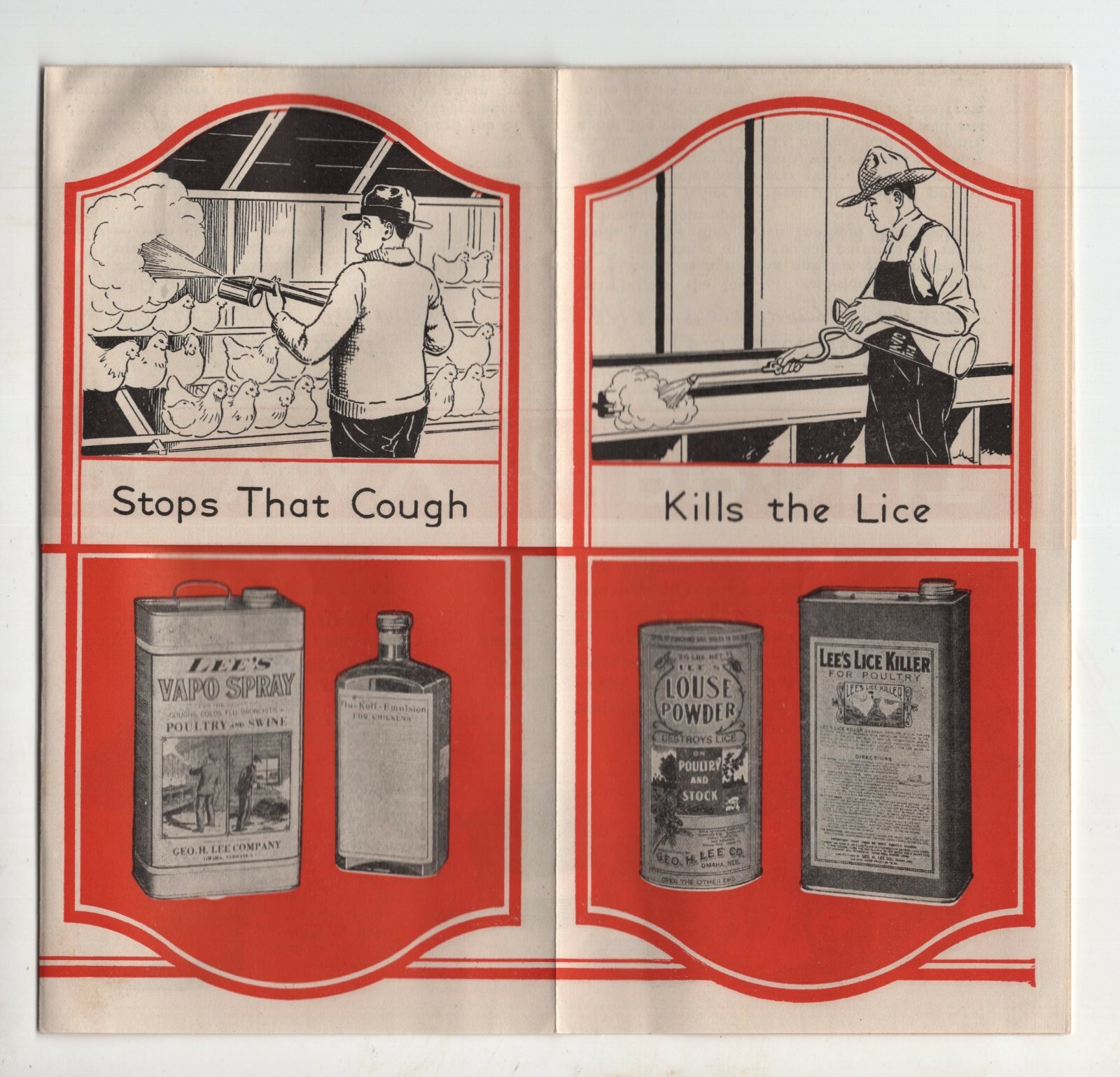 Mid-Century Brochure – « The Lee Way is the Best Way with Poultry and Swine »