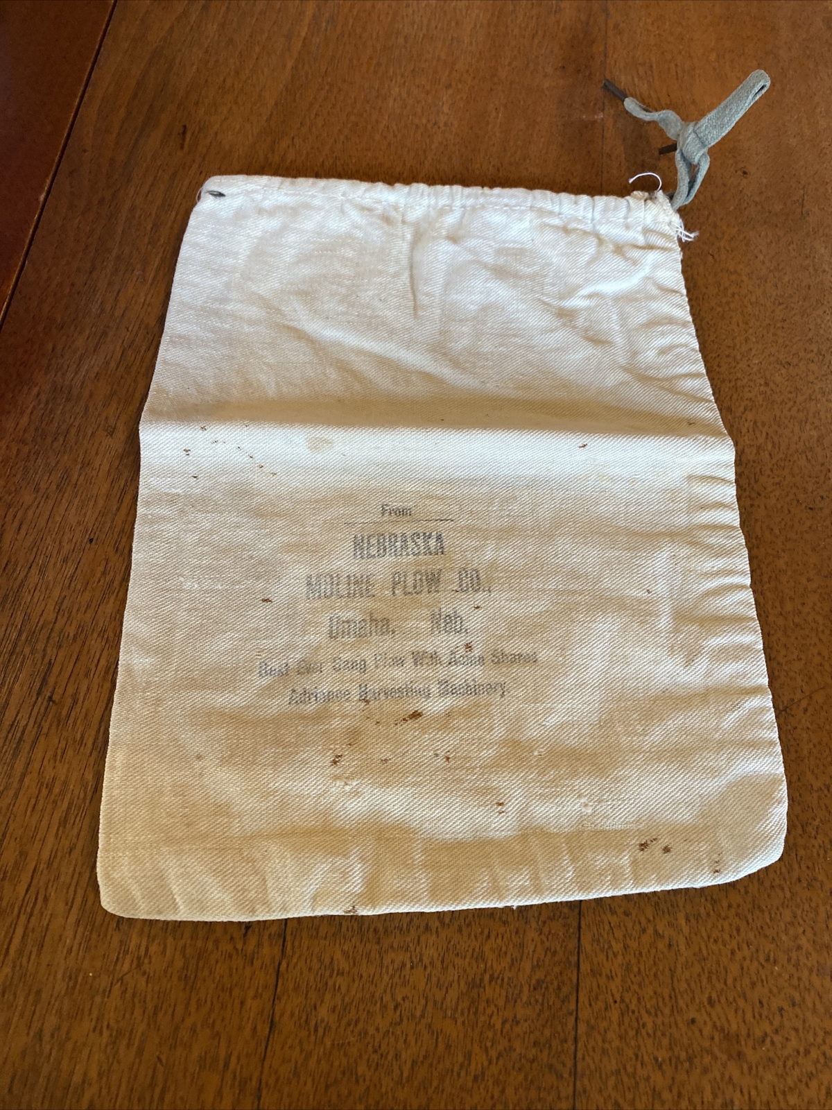 moline plow company antique farm machinery advertising Gang Plow Parts Bag