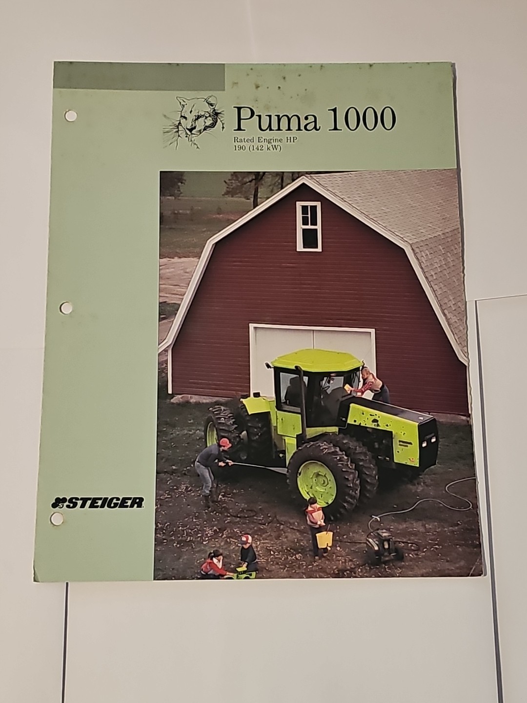 Steiger Puma 1000 Tractor Sales Brochure Foldout
