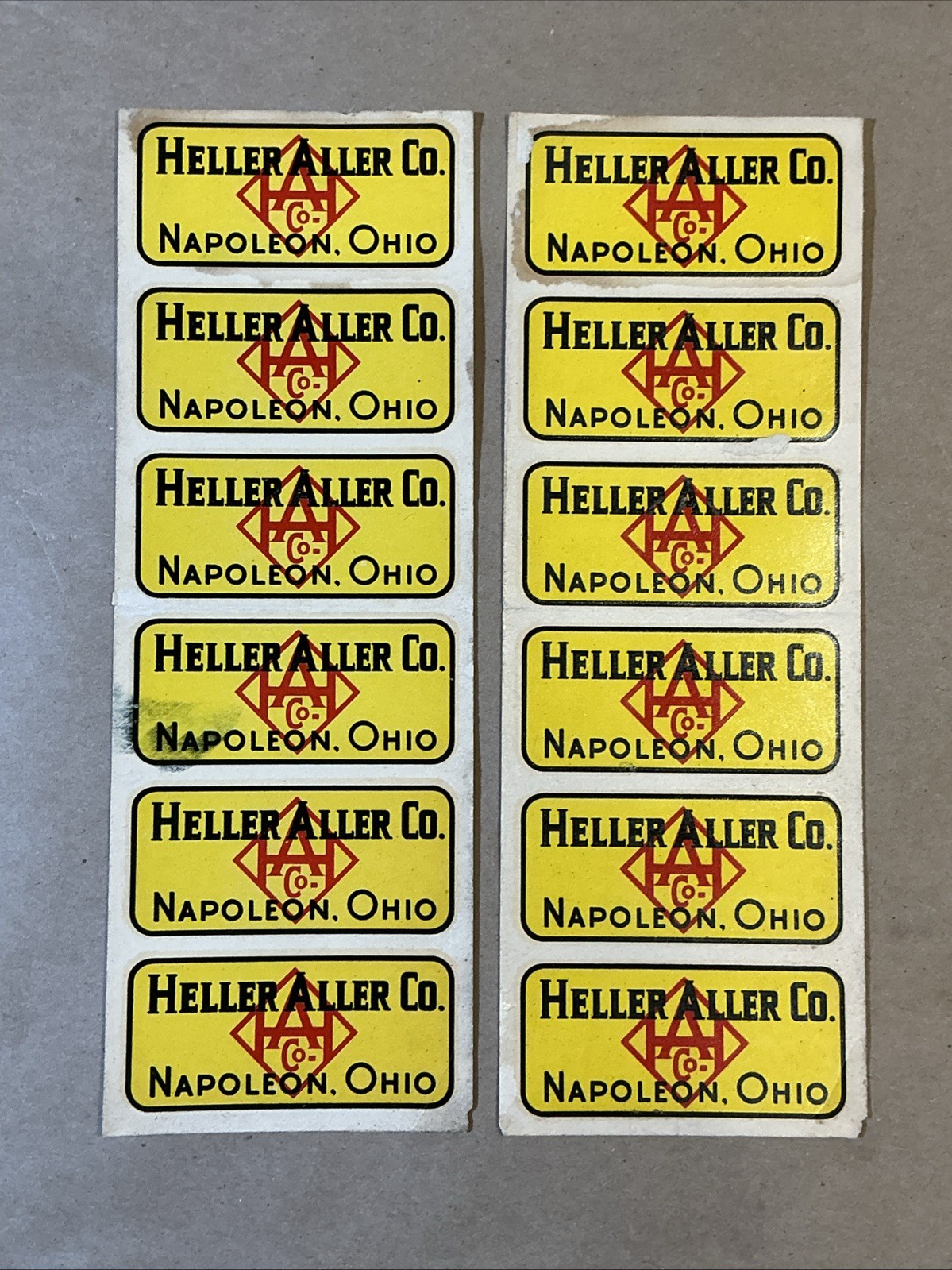 Group Of Heller Aller Co. Brochures 1950s And Before Napoleon Ohio INV-P0126