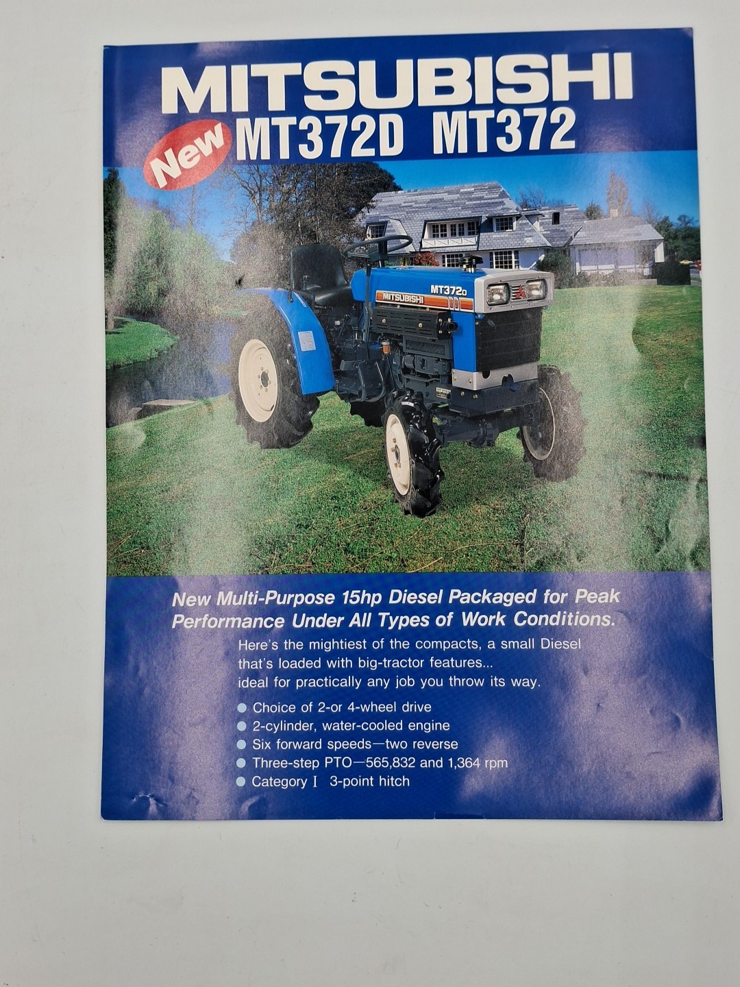 Lot 5x Vtg Tractor Advertising Brochures Massey Ferguson Mitsubishi Allied SMC