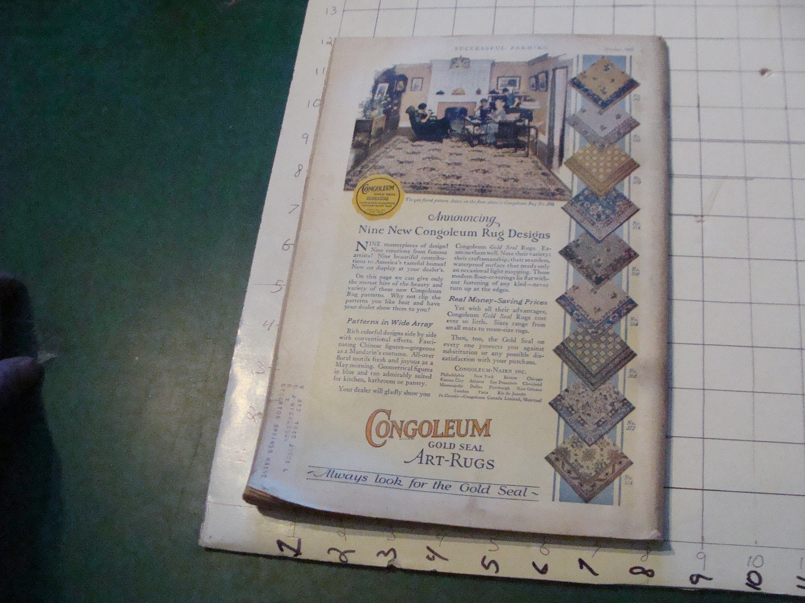 Check it out: SUCCESSFUL FARMING mag 1925 october w COWS IN WATER