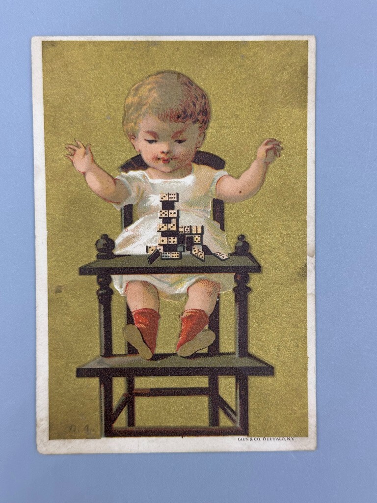 1880s Aultman Miller BUCKEYE MOWER Farm Advertising Trade Cards AKRON Ohio
