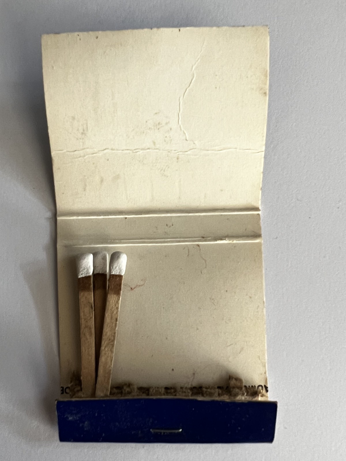 Matlock Rose Ranch matchbook, rare vintage 1980s AQHA NCHA Cutting Horse