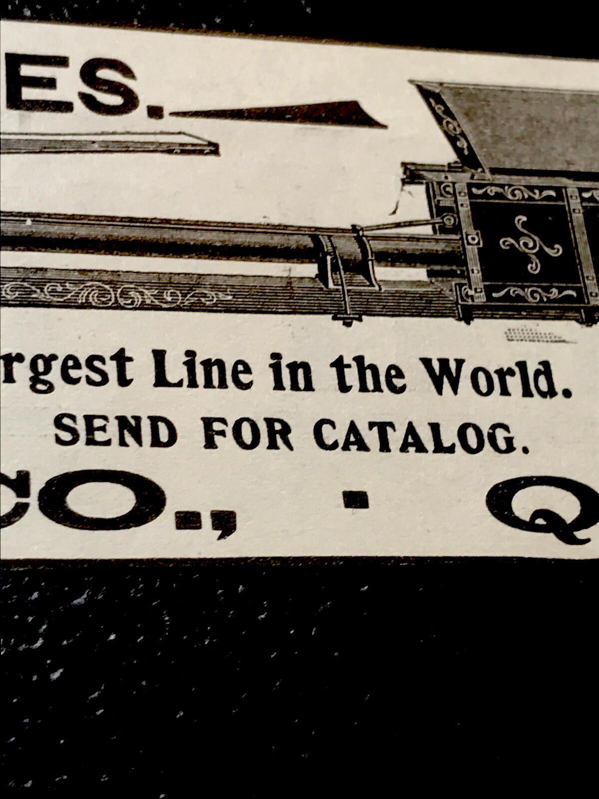 ORIGINAL 1897 Collins Plow Co. Farm Implement Advertising – Quincy – Illinois