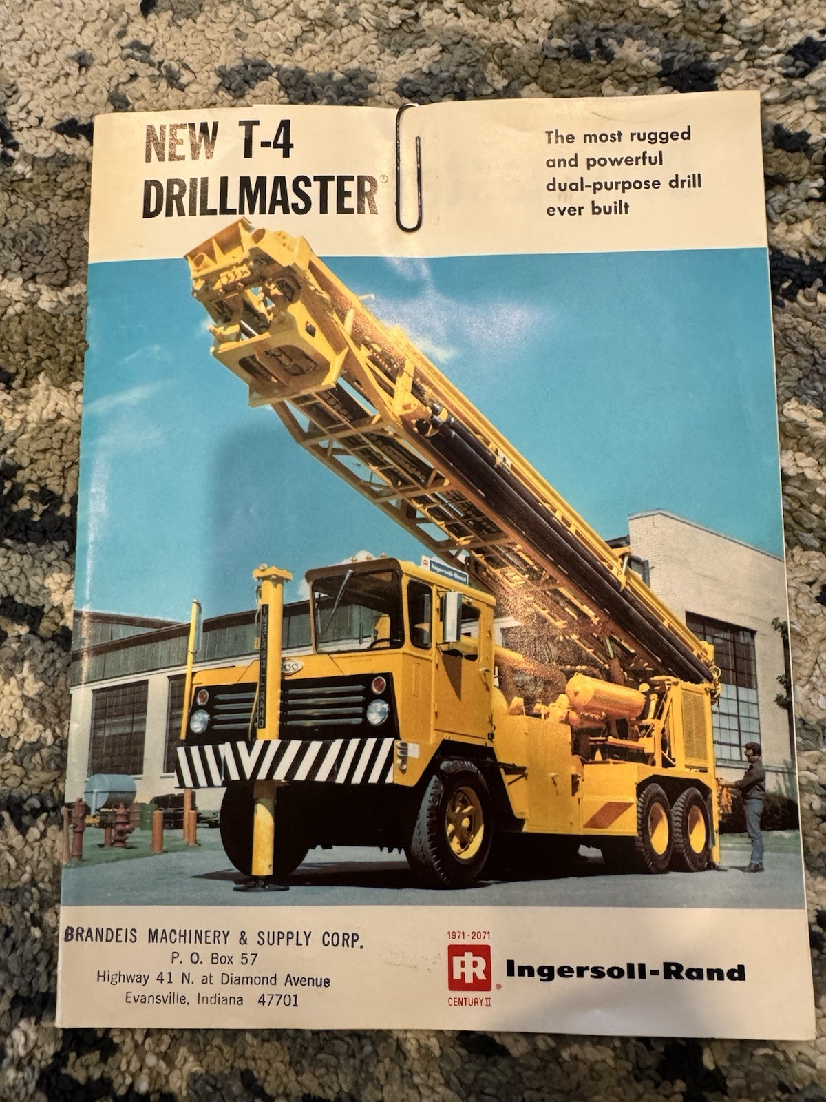 Vintage Ingersoll-Rand Drillmaster Brochure Lot
