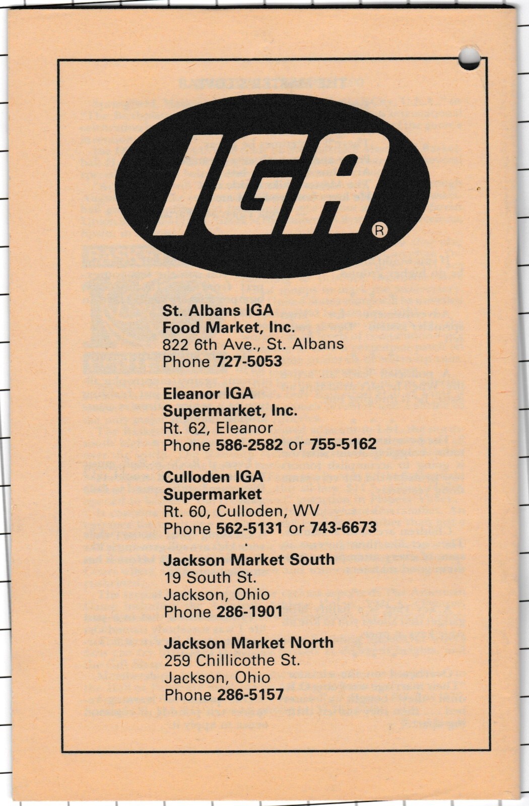 1991 Farmers Almanac from IGA Stores Vol 174 Planting Calendar Agricultural Plan