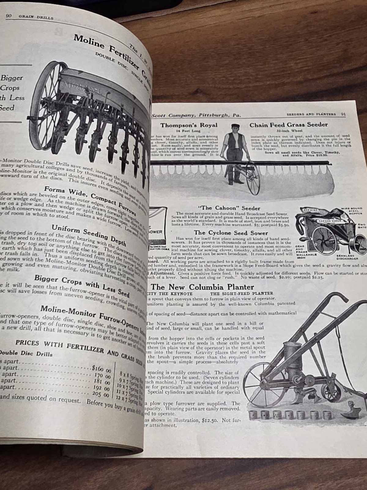 1926 Scott Co Catalog Farm Machinery Tools Plows Seeds Flowers Washer