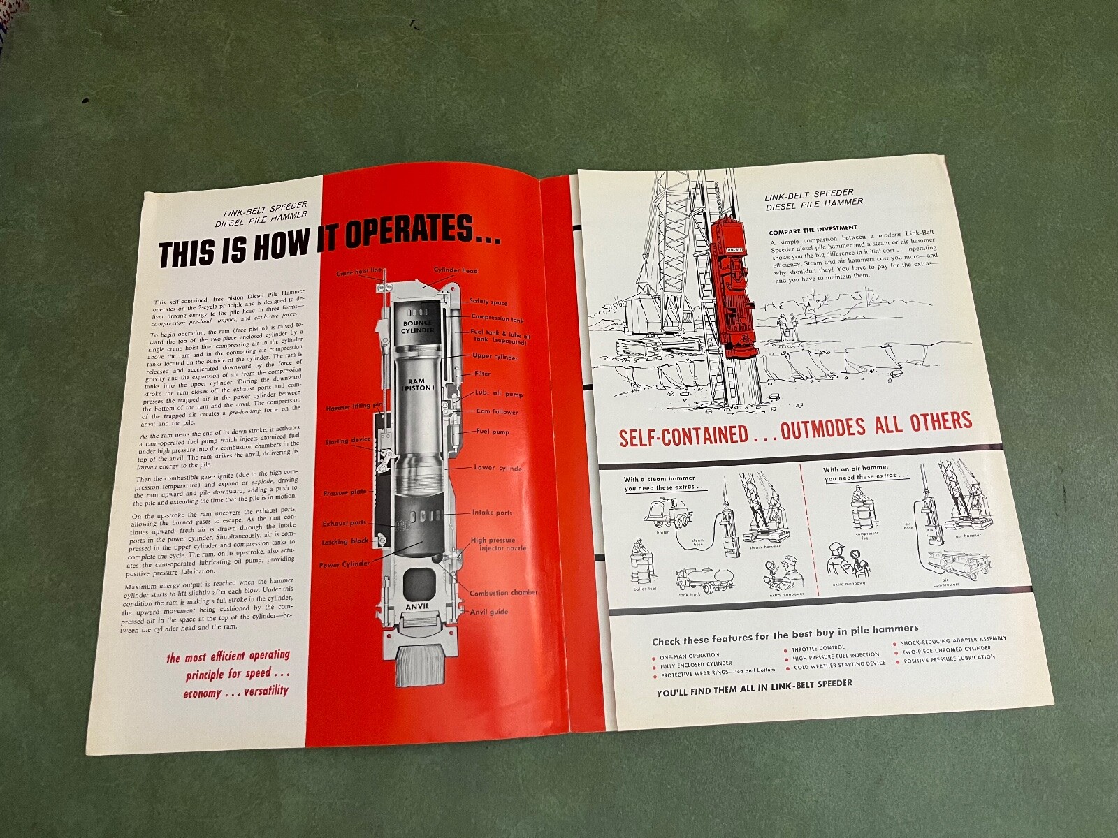 Link Belt Speeder Diesel Pile Hammer Brochure