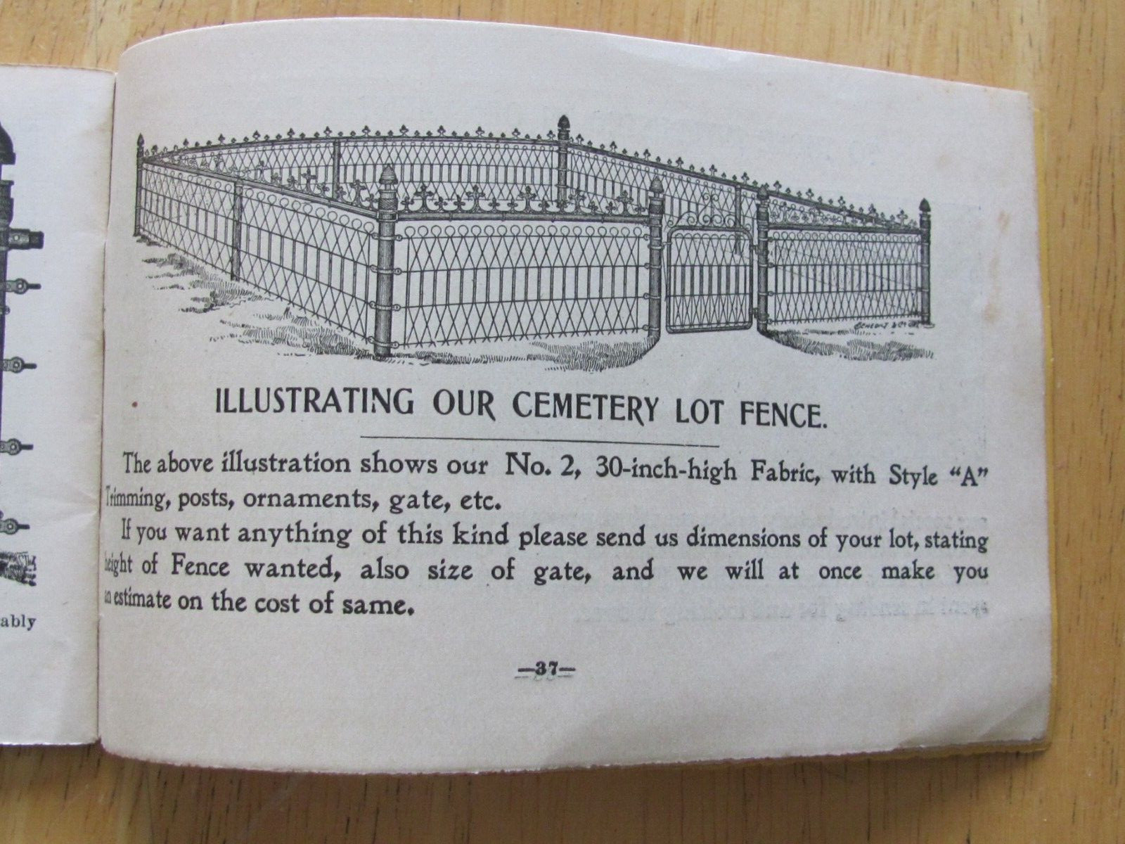 1901 CATALOG BOOKLET COILED SPRING FENCE WINCHESTER INDIANA FARM LAWN GATE