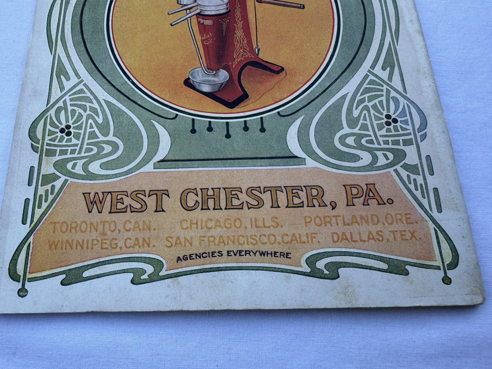 1900&rsquo;s Advertising Old Time Songs Booklet Sharples Separator Co West Chester PA