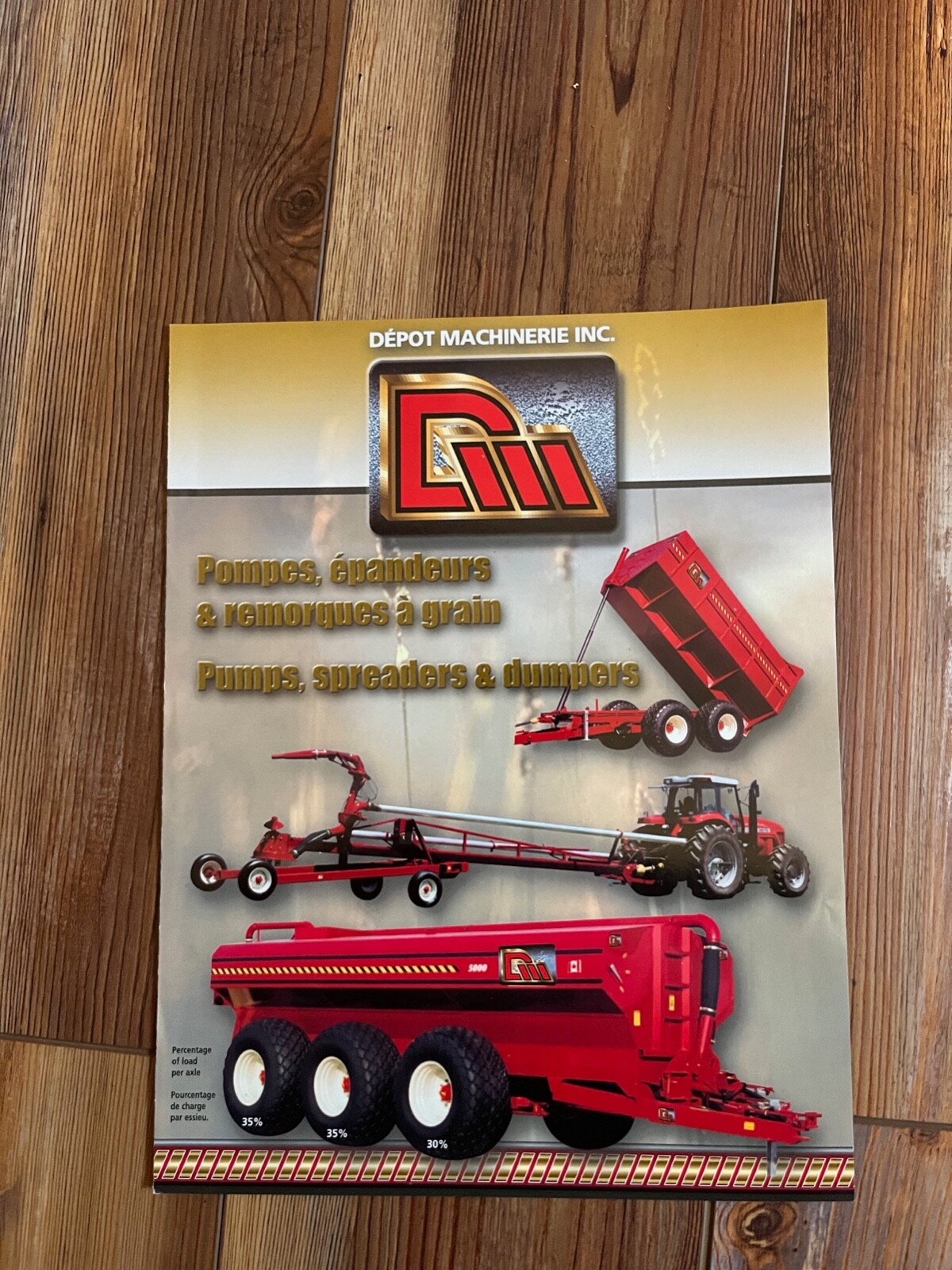 Depot Machinerie Inc sales brochure