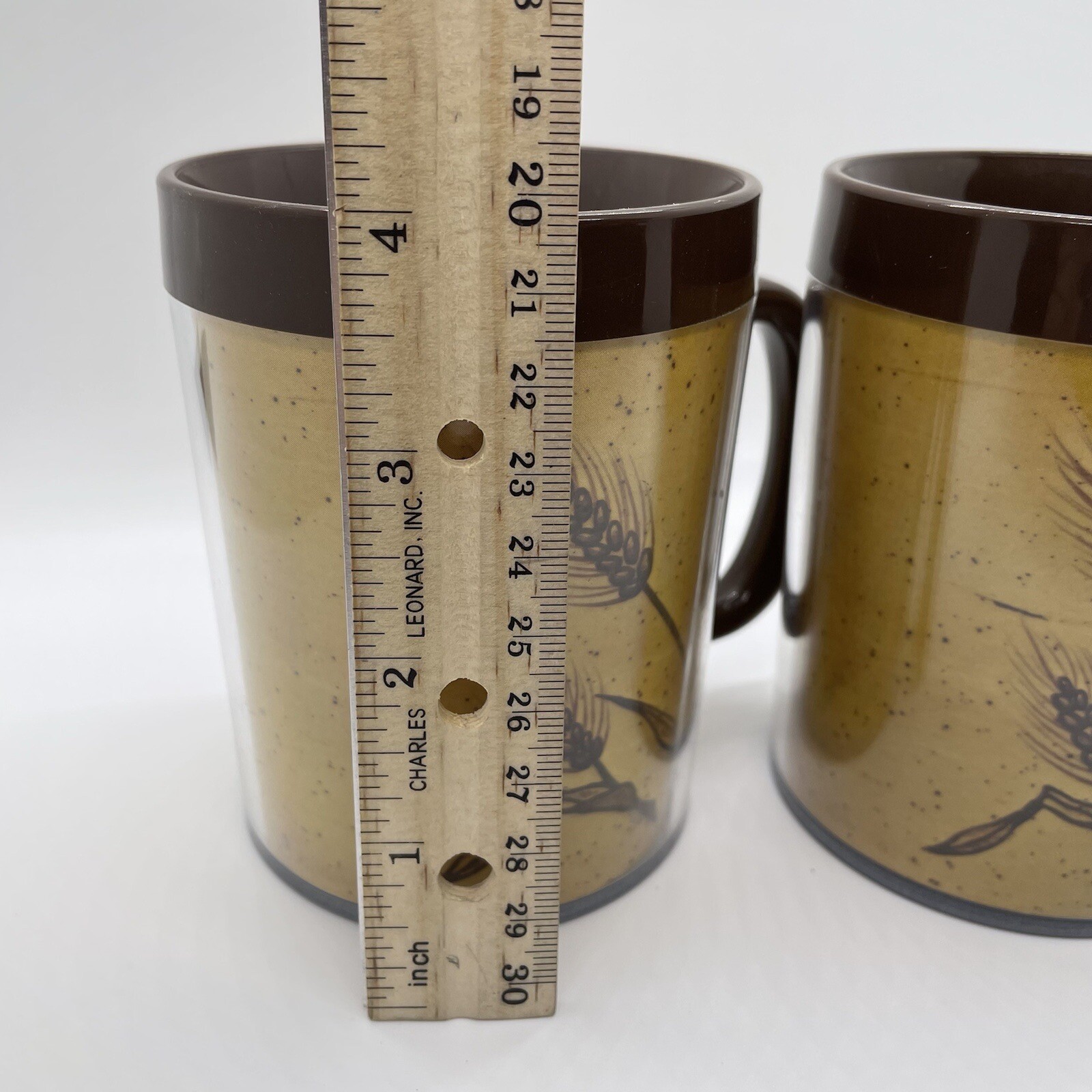 Thermo-Serv Farm-Oyl 50th Anniversary Thermal Mug Cup Made In USA Set Of 2