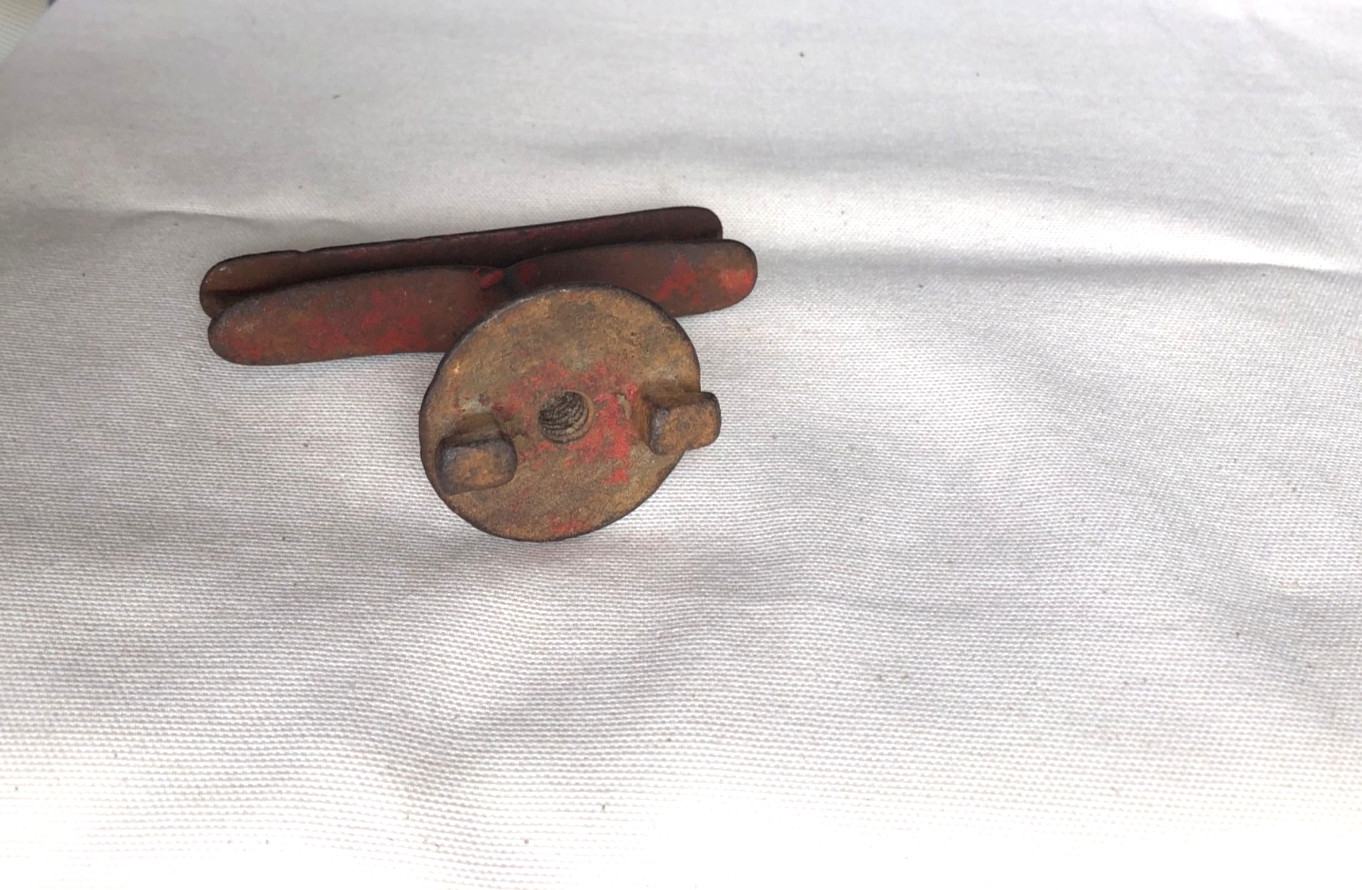 VTG Cast Iron E. C. BROWN Co. Barrel Bung Hole Cover Plug ROCHESTER NY