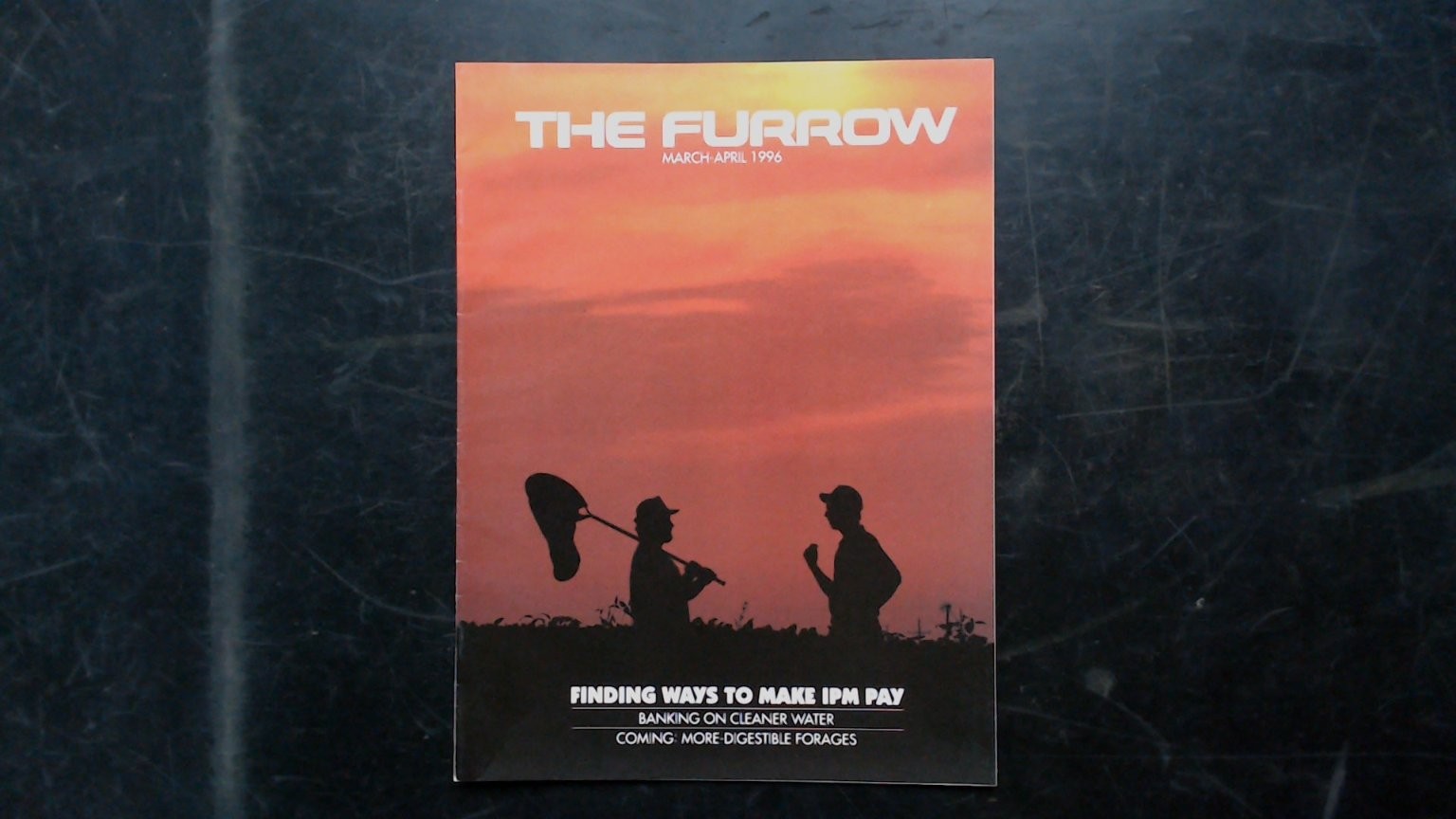 The Furrow Agricultural Brochure John Deere March-April 1996 Vintage
