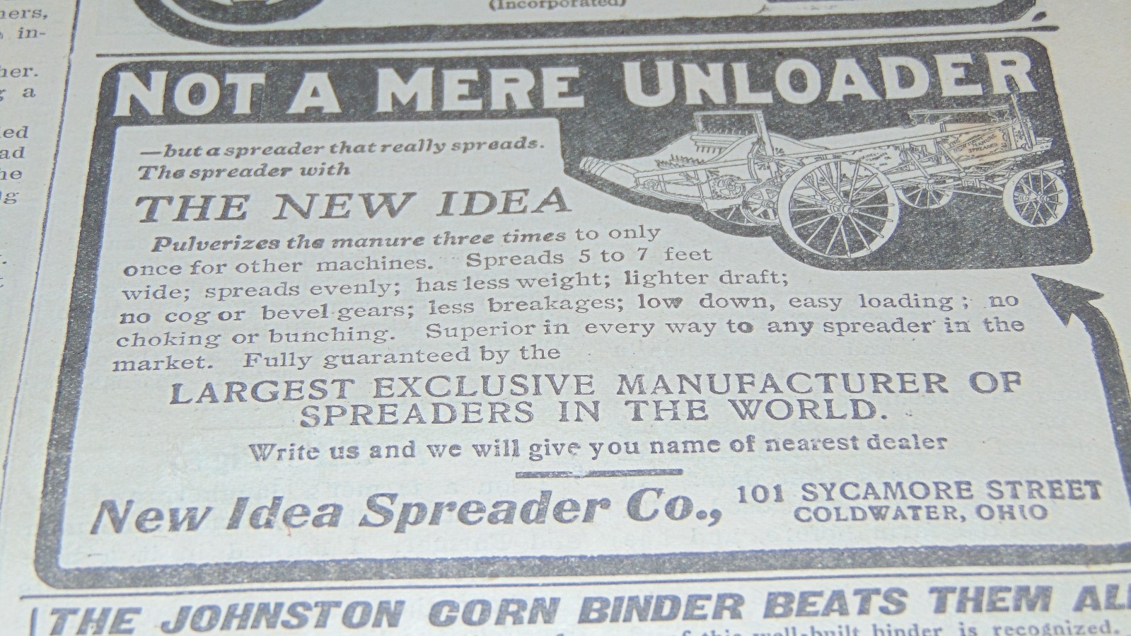 1911 Original INTERNATIONAL HARVESTER COMPANY AND OTHER ADVERTISING