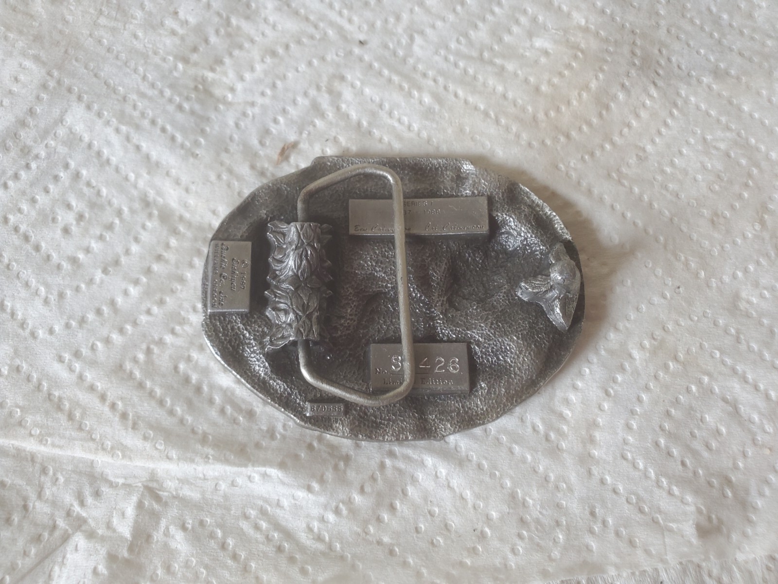 Metal Belt Buckle TISCO 51 Years Tractor Implement Supply Company #2