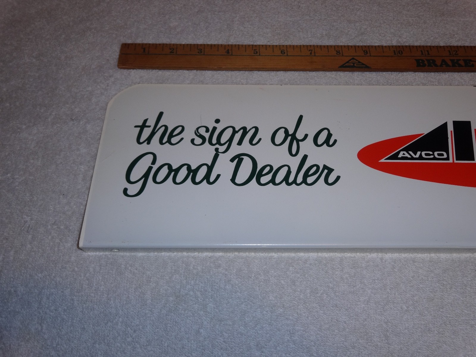 VINTAGE ANTIQUE ORIGINAL NEW IDEA FARM EQUIPMENT TRACTOR DEALER 21.5&Prime; METAL SIGN