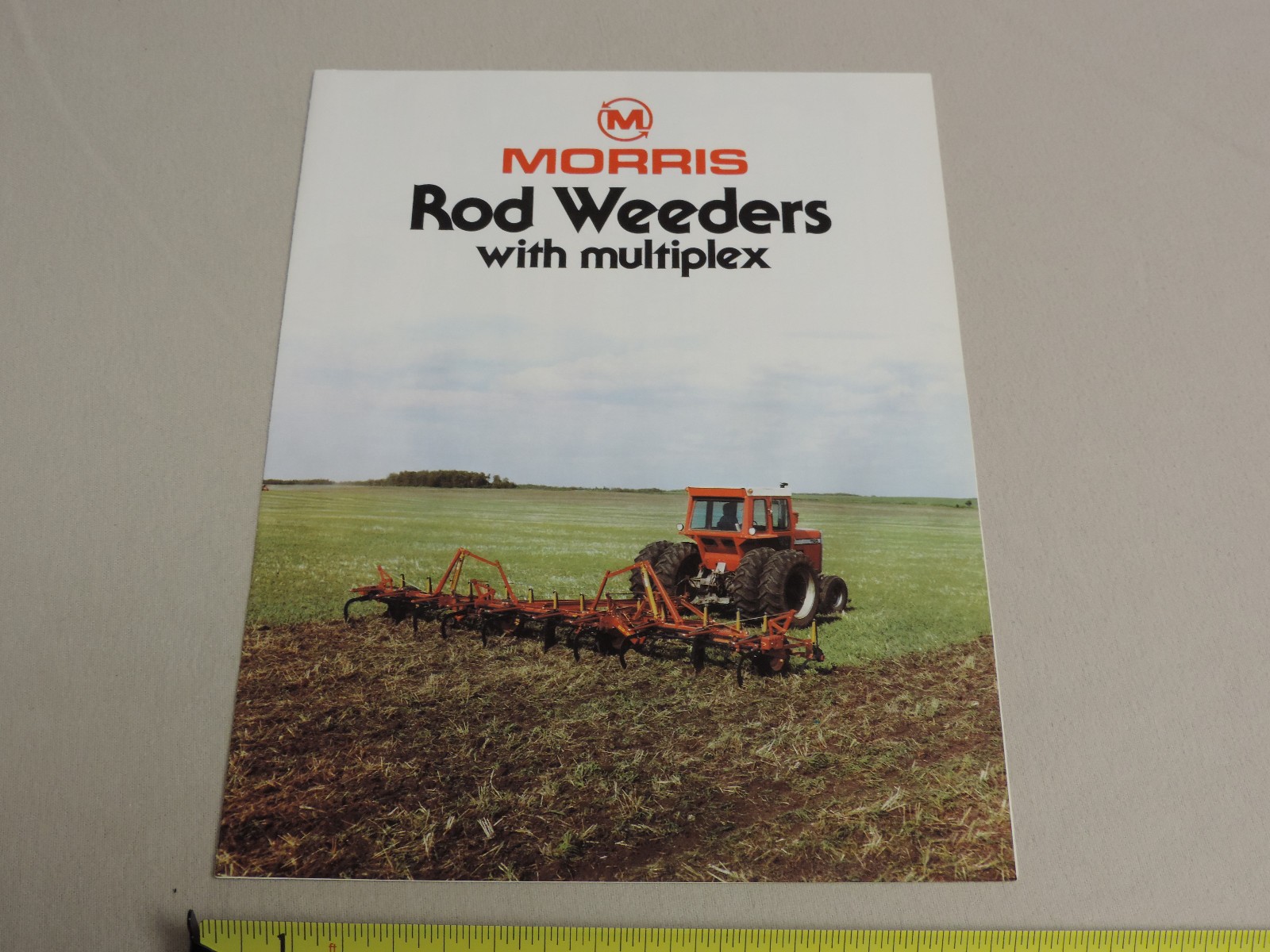 Morris Rod Weeder mutiplex tillage sales brochure 8pg ORIGINAL farm equipment