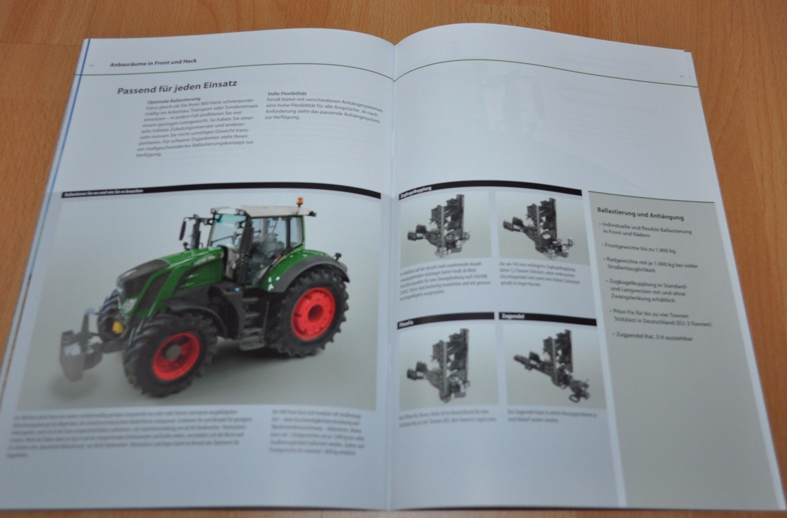 Fendt 800 Vario Tractor Brochure Prospekt