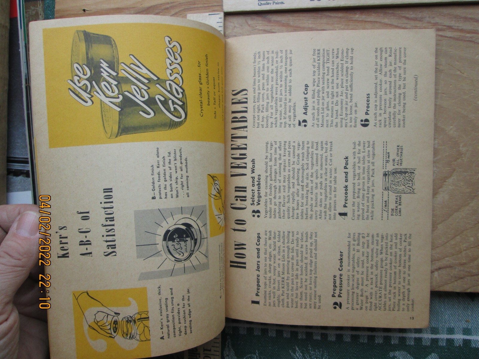 guide to batter canning – kerr glass 1951
