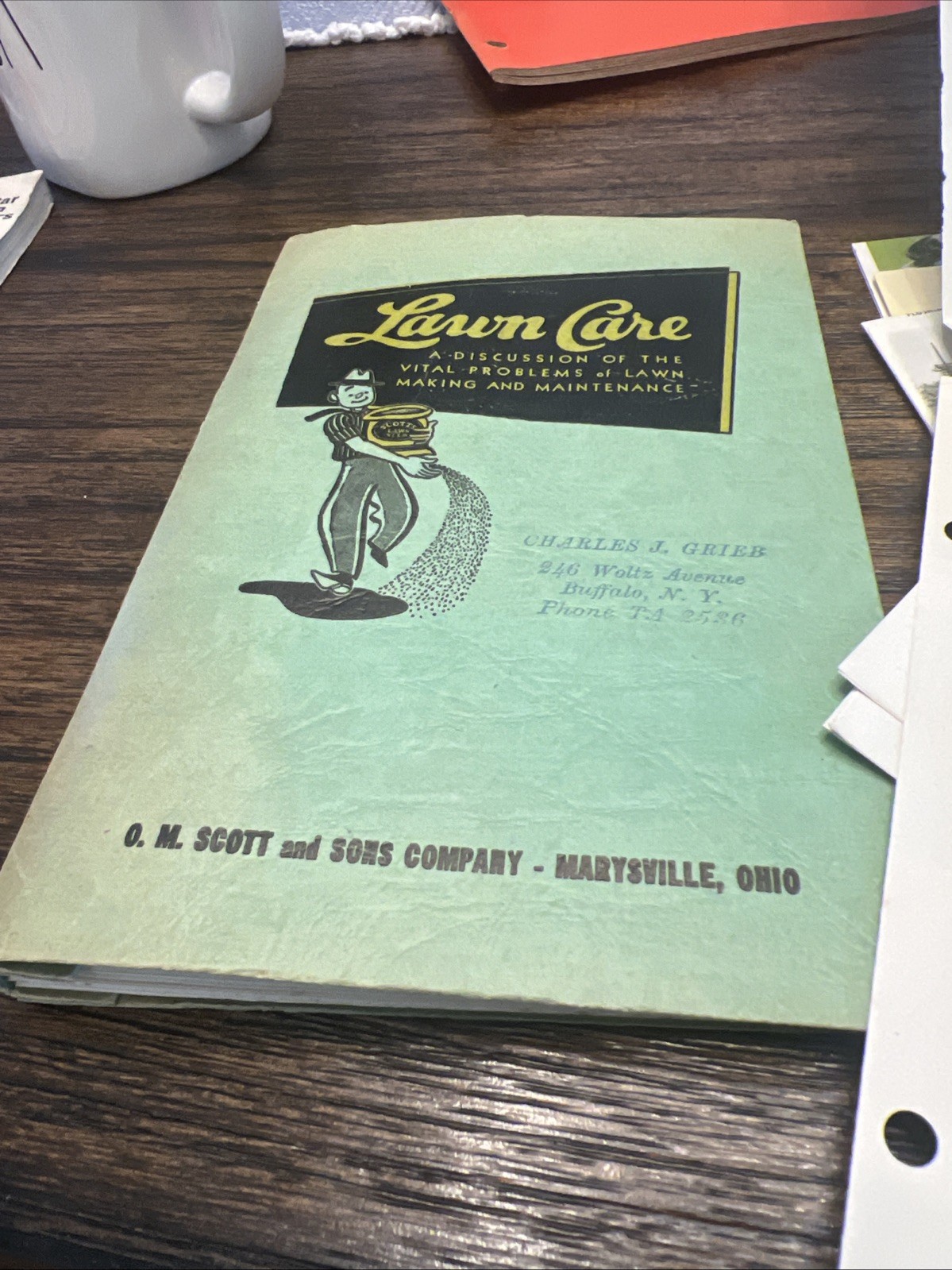VTG 50’s Lot Scotts Lawn Care Brochures And Bulletins Lawns Mowing Grass Seed