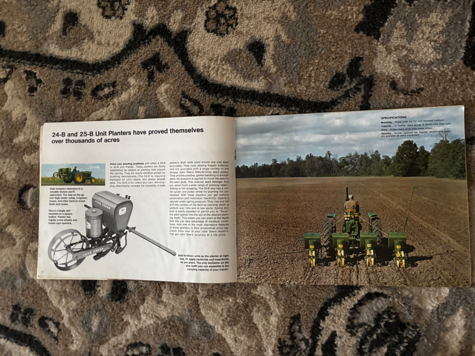 John Deere Unit Planters for 1969 Brochure DCPA26